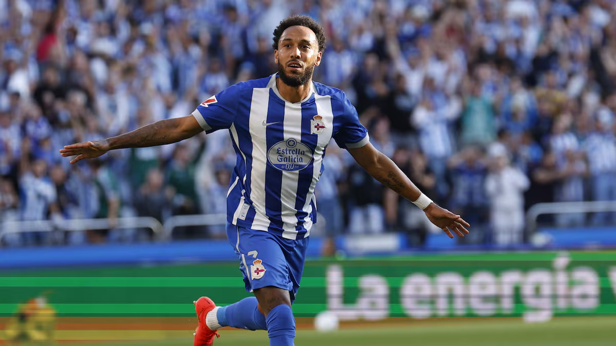 LaLiga : Aubameyang sauve encore le Deportivo et signe un 5e but en 5 matchs