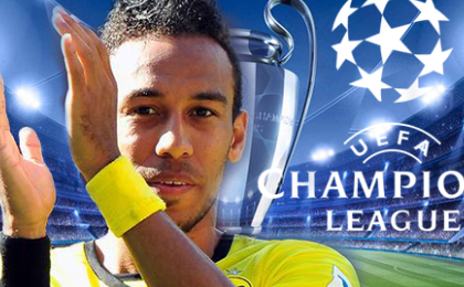 Aubameyang signe son second but en Ligue des champions