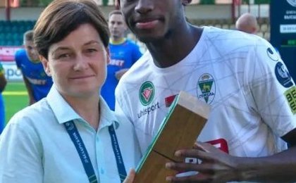 Biélorussie : le Gabonais Junior Effaghe désigné meilleur joueur du mois de juillet