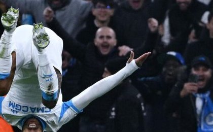 UEFA champions league : Aubameyang donne le sourire au Vélodrome grâce à un doublé
