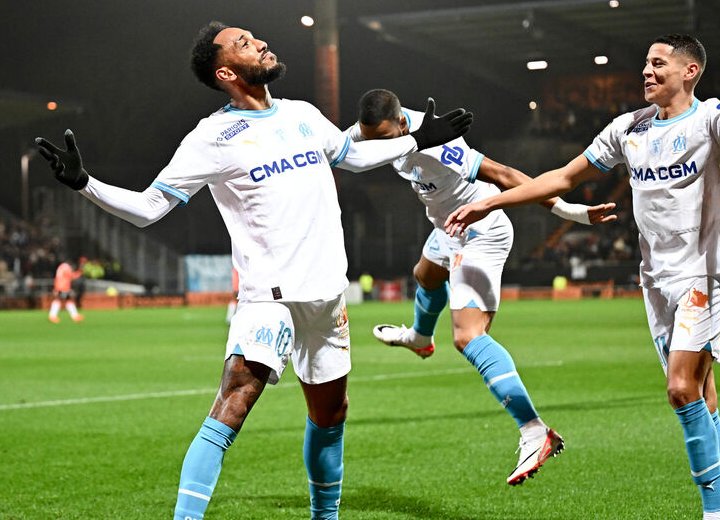 Ligue 1 : Muet face à Lorient, Aubameyang et l'Olympique de Marseille s'éloignent de la Ligue des champions