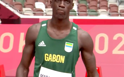 Guy Maganga porte le Gabon au premier tour du 100m hommes