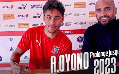 Anthony Oyono Omva prolonge de 3 ans son contrat à l'US Boulogne Côte d'Opale