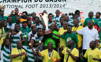 26e j : l'AS Mangasport étrique le CF Mounana et obtient le titre champion du Gabon 2014