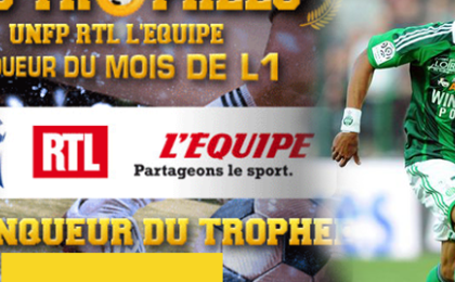 Aubameyang nominé au Trophée UNFP de Février 2013