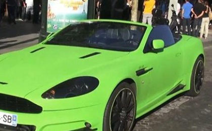 L'Aston Martin DB9 d'Aubameyang enfin retrouvée abandonnée dans Saint-Etienne