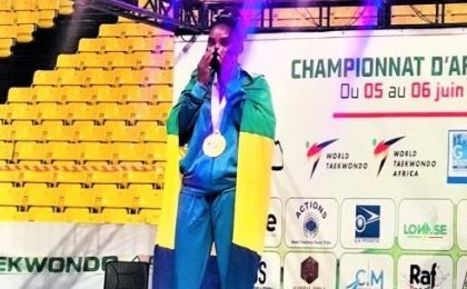 Dakar 2021 : La Gabonaise Urgence Mouega championne d'Afrique de taekwondo des -73 kg !