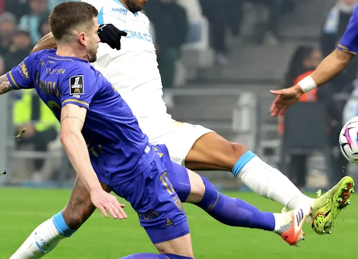 Ligue 1 : Aubameyang muet, l'OM freiné dans son élan par Monaco