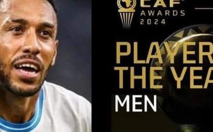 CAF Awards 2024 : l'absence de Pierre-Emerick Aubameyang dans le top 10 suscite des critiques