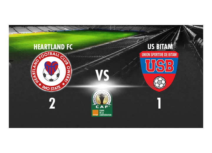 L'Union Sportive de Bitam défaite par le Heartland FC du Nigéria
