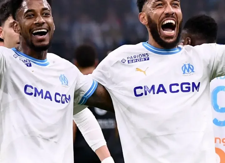 Aubameyang en feu face à Montpellier, les Phocéens retrouvent le sourire en Ligue 1
