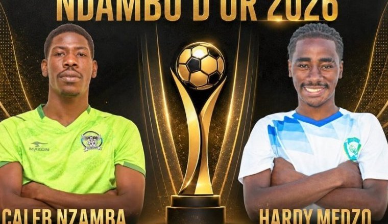 Ndambo d'or 2026 : Caleb Nzamba couronné meilleur joueur du National-Foot 1