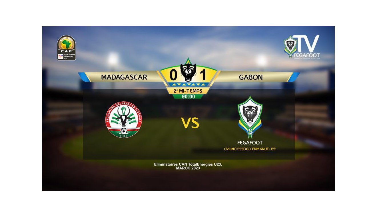 Éliminatoire CAN U23 : Le Gabon gagne la première manche face à Madagascar