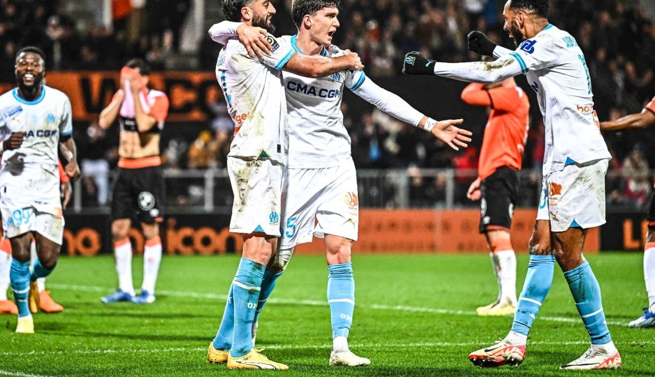 Ligue 1 : Face à Lorient, Aubameyang offre un Noël avant l'heure aux supporters de l'OM