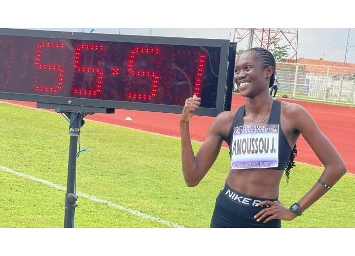 Meeting interclubs du Cameroun : Josée Amoussou explose le record du Gabon sur 400 m en 55"51