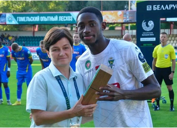 Biélorussie : le Gabonais Junior Effaghe désigné meilleur joueur du mois de juillet