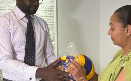 Audrey Aloli installée présidente de la Ligue de volley de l'Estuaire