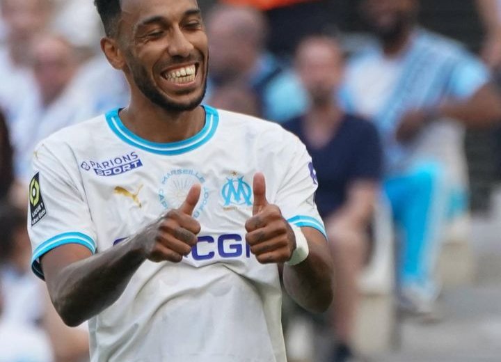 Ligue 1 : Aubameyang débloque son compteur avec l'OM par un doublé