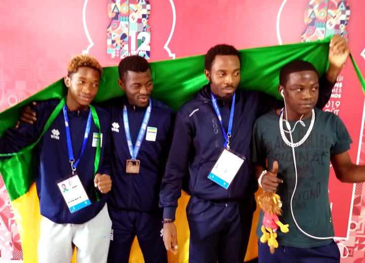 Jeux Africains 2019 : interview post-médaille des karatékas gabonais