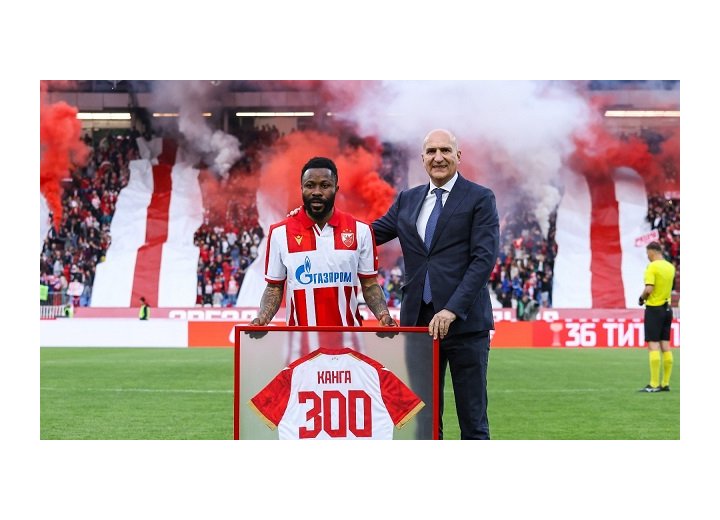 Football : Guelor Kanga, l'étoile gabonaise qui a conquis Belgrade