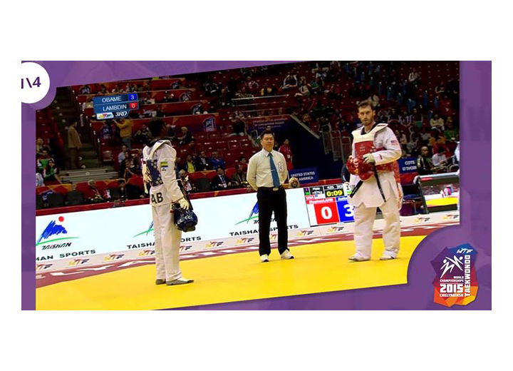 Mondiaux de taekwondo : Anthony Obame convole en demi-finale !