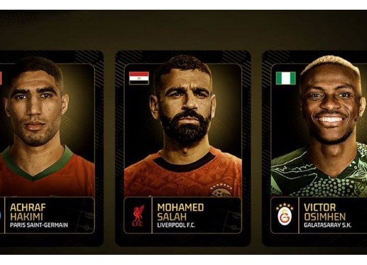 CAF Awards 2025 : Denis Bouanga écarté de la short-list, Hakimi, Salah et Osimhen finalistes 